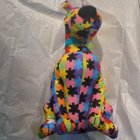 Scooby Doo plush 12” puzzle Pice print - Picture 4 of 8